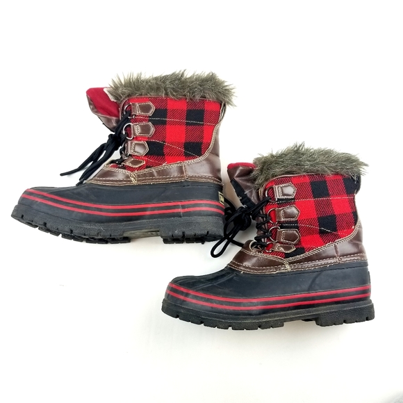 tamarack women's plaid pac boot